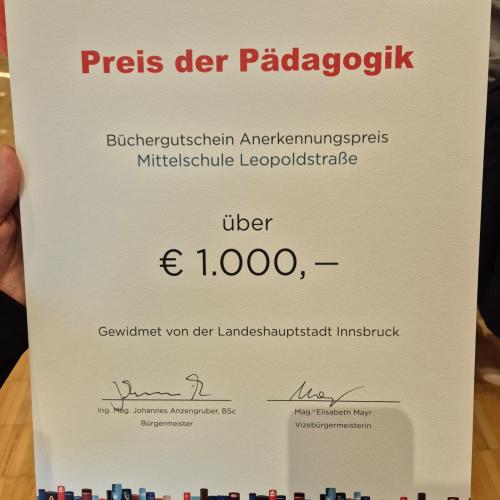 Preis der Pädagogik