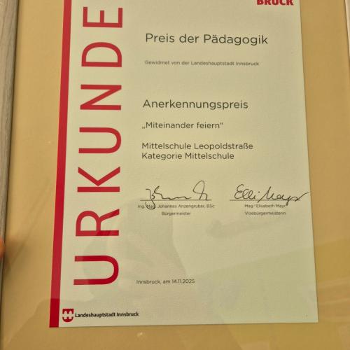 Preis der Pädagogik