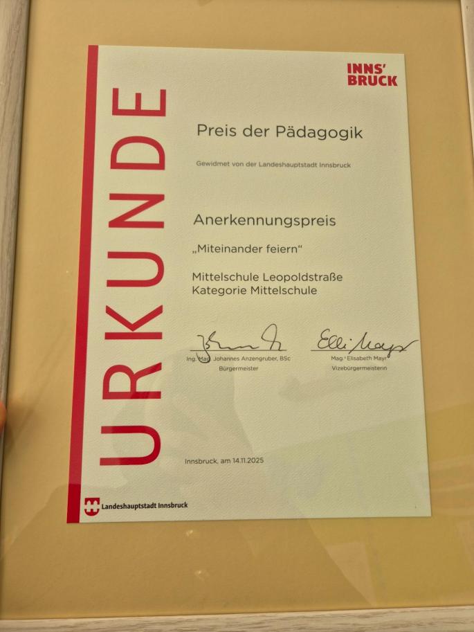 Preis der Pädagogik